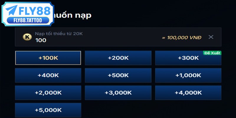 Phương thức nạp tiền bằng mã giftcode đơn giản, không giới hạn